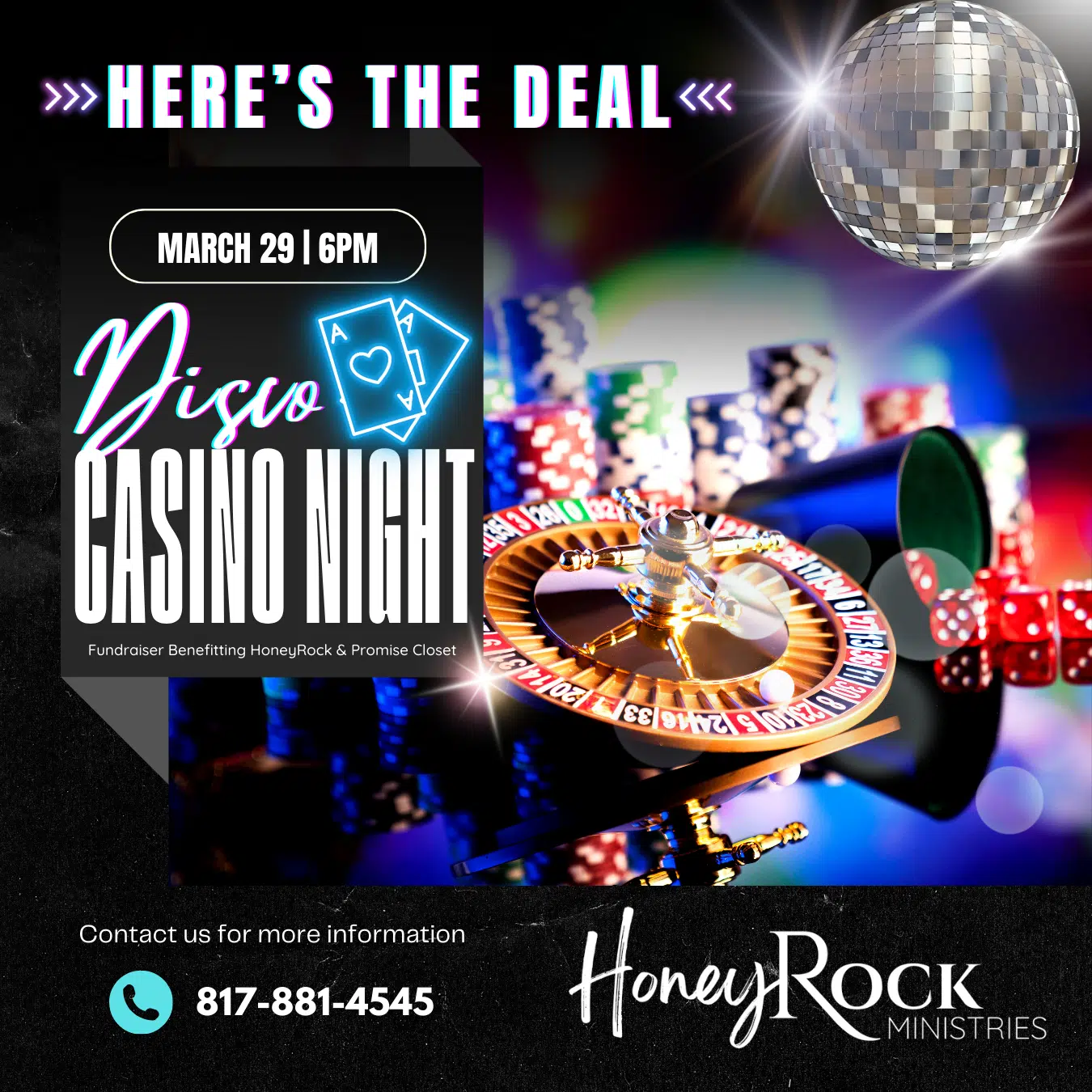 initiatives branding Disco Casino Night